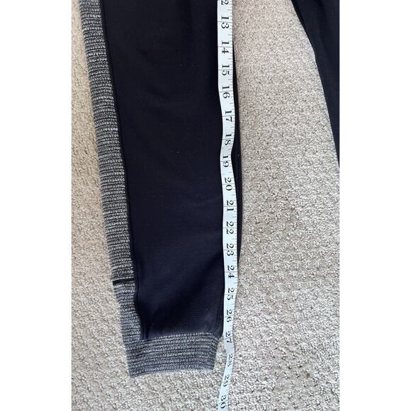 LULULEMON Base Runner Pant Size 4 Black Stripe White Jogger Athletic Women - Picture 6 of 9
